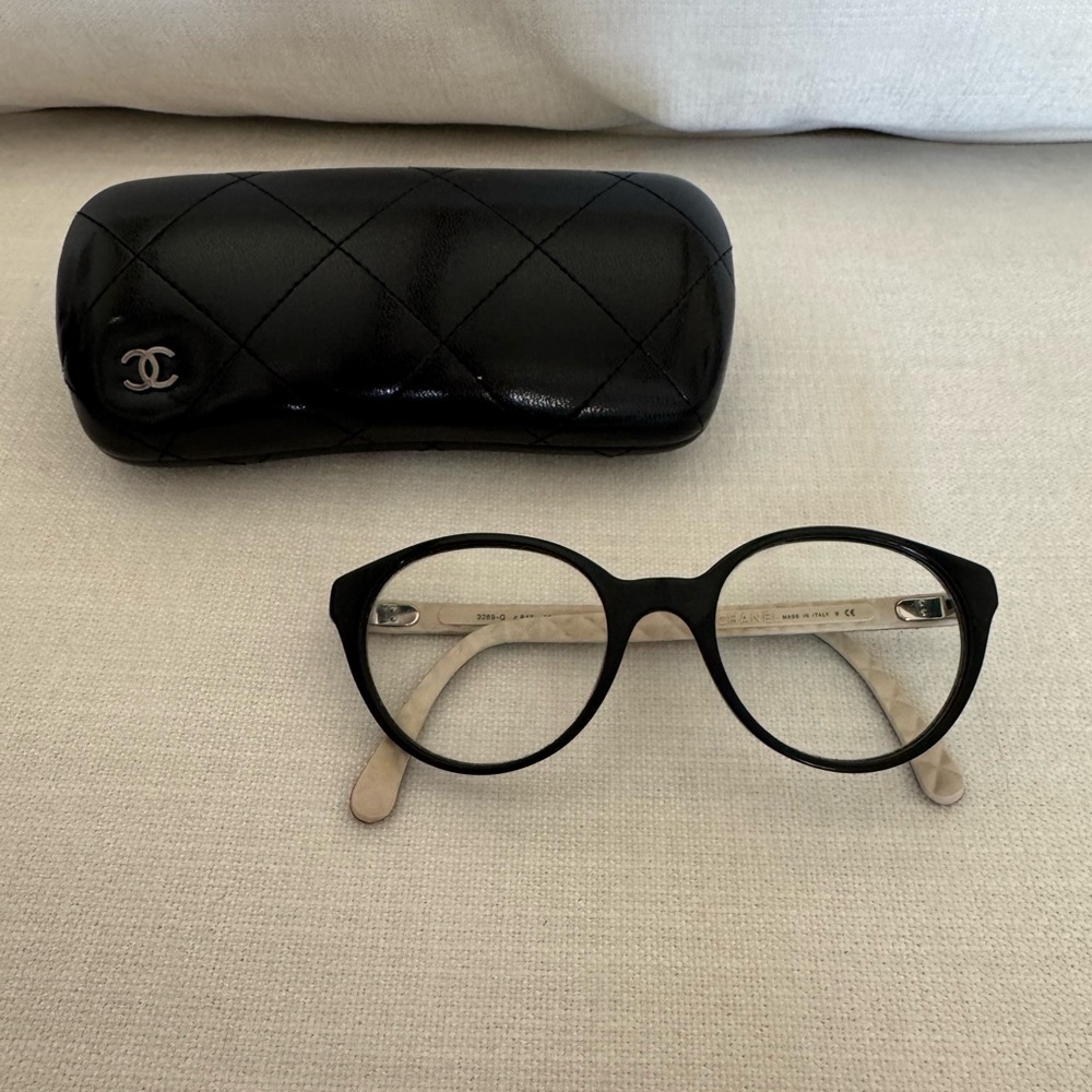 Chanel 3289-Q Black eyeglasses frames c817 49-19-140